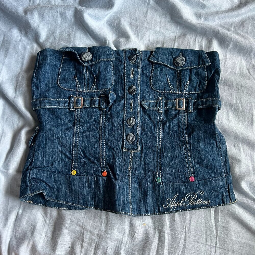 Apple Bottom Jeans Tube Top